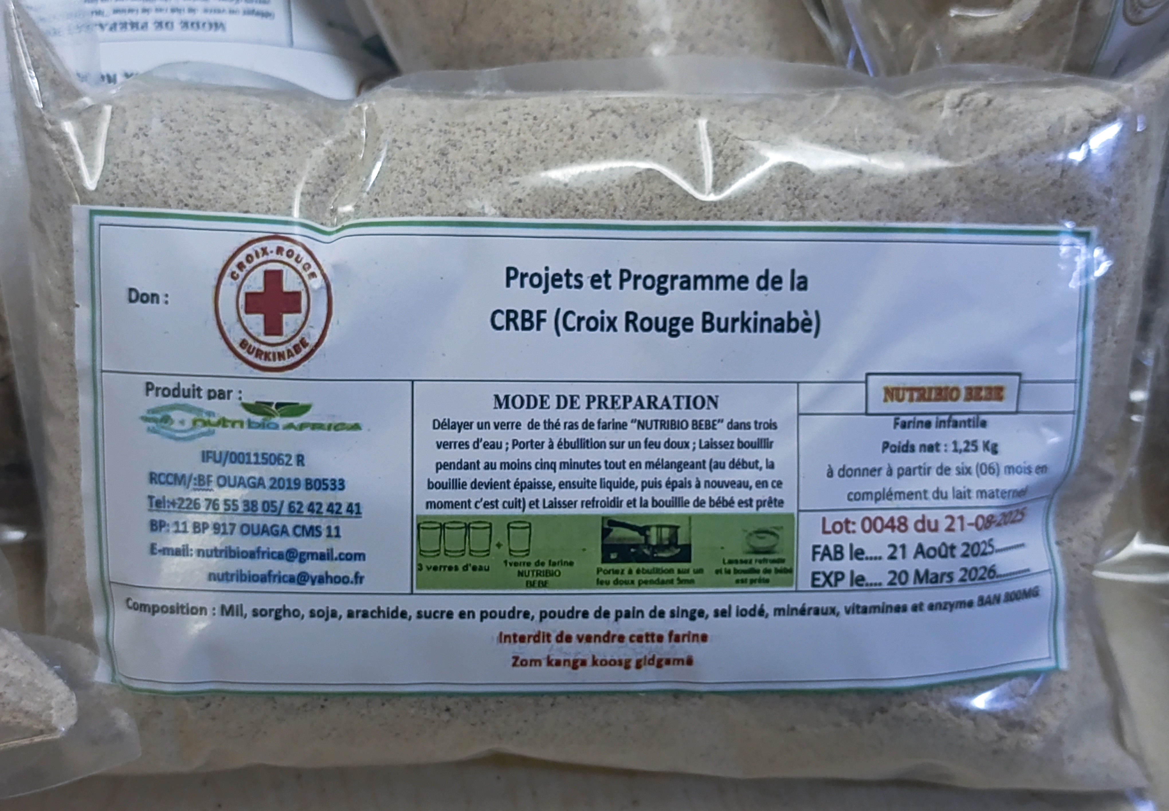 Farine Nutribio FEFA